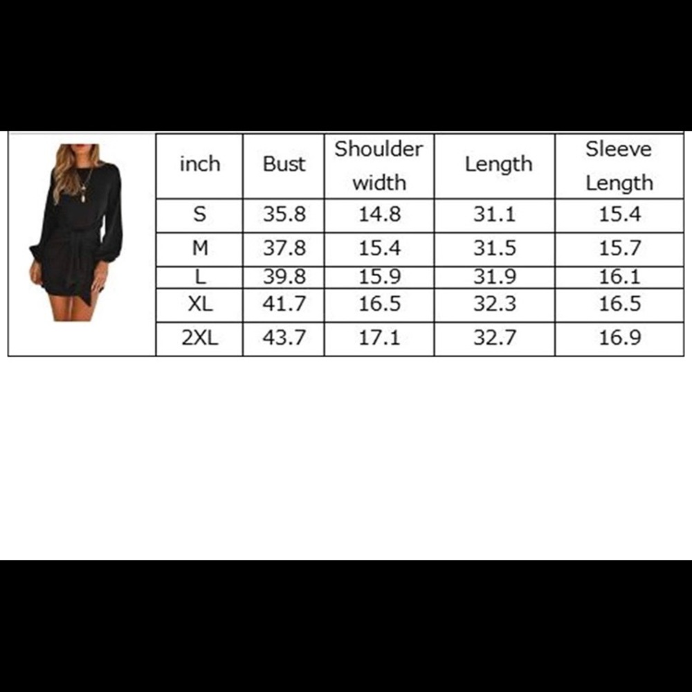 🆕Crewneck Casual Dress Tie Front Dress - Picture 3 of 3